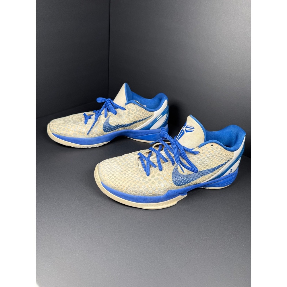 Nike Zoom Kobe 6 VI iD Duke Blue White 2011 Rare Kobe Bryant Size 12 446897-991